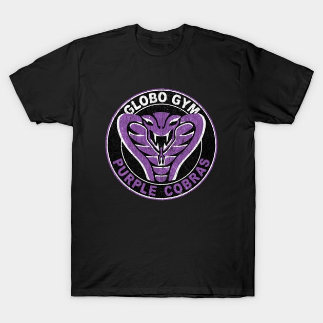 Globo gym purple cobras vintage T-Shirt by mariagartner